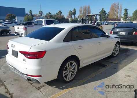 2017 Audi A4 2.0T Season Of Audi Premium from USA, damaged, VIN WAUDNAF48HN043788